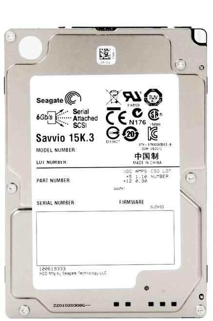 Seagate ST9300653SS - 300GB 15K RPM 64MB Cache 6.0Gbps SAS 2.5" Hard Drive Seagate ST9300653SS - 300GB 15K RPM 64MB Cache 6.0Gbps SAS 2.5" Hard Drive