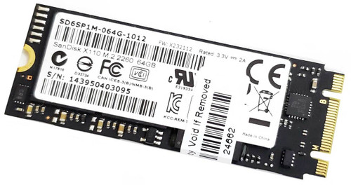 Sandisk SD6SP1M-064G-1012 - 64GB M.2 NGFF 2260 60mm Solid State