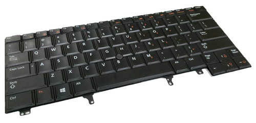 NSK-DV2BC - Black Backlit Keyboard with Stick Point For Latitude E6330, E6420, E6430