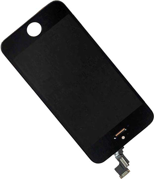 LCD's / Digitizers: Apple iPhone 5C Replacement Black Touch Screen Digitizer + LCD Display Assembly