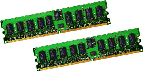 Hewlett-Packard (HP) 343056-B21 - 2GB (2X1GB) 400Mhz 1RX4 PC2-3200R ECC Registered Memory Hewlett-Packard (HP) 343056-B21 - 2GB (2X1GB) 400Mhz 1RX4 PC2-3200R ECC Registered Memory