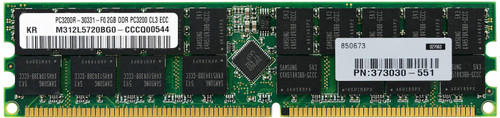 373030-051 - 2GB (1X2GB) 400Mhz 2RX4 PC-3200R ECC Registered Memory