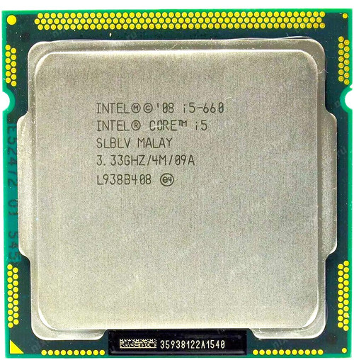 Intel I5-660 - 3.33Ghz 2.5GT/s 4MB LGA1156 Intel Core i5-660 Dual