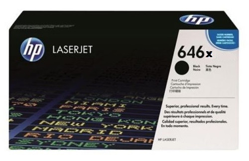 HP CE264X - Black 17000 Yield # 646X Toner Cartridge HP CE264X - Black 17000 Yield # 646X Toner Cartridge