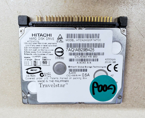 Hitachi HTC424020F7AT00 - 20GB 4.2K IDE 1.8