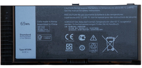 FYTVN - 6-Cell Battery for Precision M4600 M4700 M4800 M6600 M6700 M6800 FYTVN - 6-Cell Battery for Precision M4600 M4700 M4800 M6600 M6700 M6800