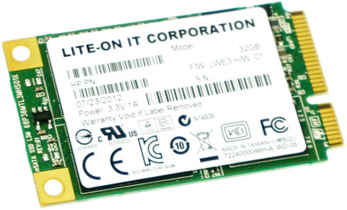 HP 732293-001 - 64GB 6Gb/s MLC mSATA Mini PCI-E Solid State SSD