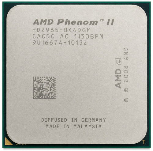 AMD HDZ965FBK4DGM - 3.4 GHz 6 MB AM3 Phenom II X4 965 Black Edition2 CPU Processor