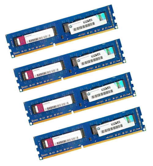 Desktop - 240-Pin DIMM: HP A8Y17AV - 16GB (4x4GB) 1600Mhz PC3-12800U 1.5V 240-Pin Desktop Memory Desktop - 240-Pin DIMM: HP A8Y17AV - 16GB (4x4GB) 1600Mhz PC3-12800U 1.5V 240-Pin Desktop Memory