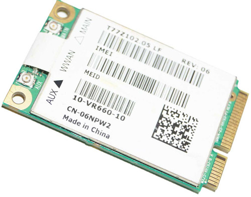 6NPW2 - 318-0223 DW5620 WiMax Mobile Broadband EVDO HSPA Wireless WWAN Card