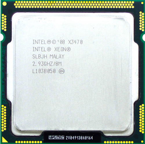 Intel SLBJH - 2.93Ghz 2.5GT/s 8MB Intel Xeon X3470 Quad-Core CPU