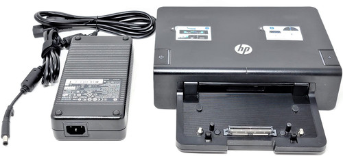 HP NZ223AA - HSTNN-I10X Advanced Docking Station Dock + 230W AC Adapter for EliteBook 8570w 8570p 8740w 8760w Probook 6540b 6550b 6555b