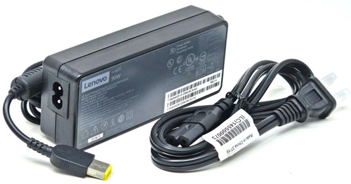 90W 20V 4.5A Slim Yellow Square Tip AC Adapter for IdeaPad