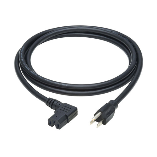 HP 8120-5395 - Power cord (Black) - 16 AWG, 2.5m (8.2ft) long - Has a 90 degree (F) receptacle with a `U` shaped channel above the ground pin to prevent use of a lower rated power cord (For 120V in the USA and Canada)