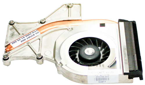 HP 448625-001 - Processor heat sink and fan assembly - Includes thermal paste pad (UMA)