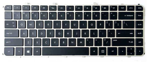 HP 9Z.N8LLC.001 - Black and Silver Backlit Keyboard for ENVY Sleekbook 6 Ultrabook 6