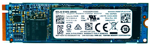 Toshiba THNSN5256GPUK - 256GB NVMe PCIe Gen3 x4 M.2 2280 SSD for