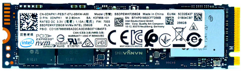 XHFF7 - 256GB NVMe PCIe Gen3 x4 M.2 2280 SSD for Latitude XPS Precision HP EliteBook ProBook ThinkPad Ideapad