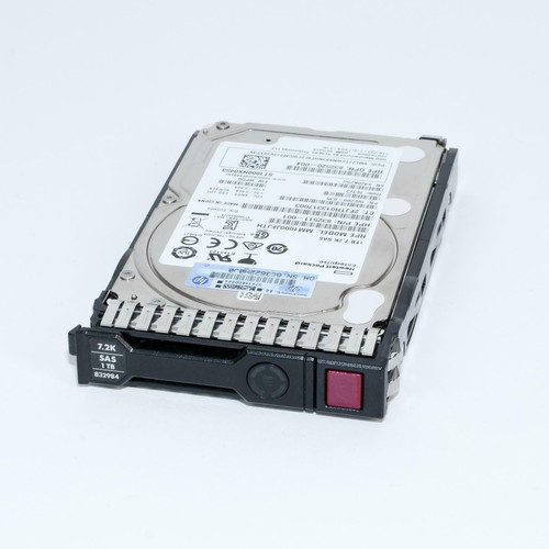 HP 832511-001 - 1TB 7.2K RPM 12Gbps Midline SAS 2.5" SC DS Hard Drive for ProLiant  G10