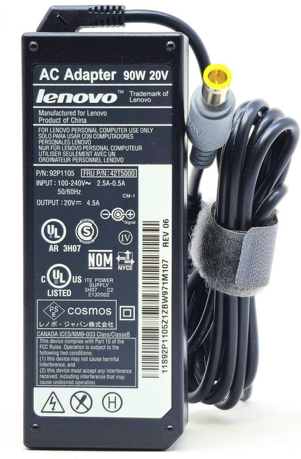 45N0302 - 90W 20V 4.5A 5.5mm Tip AC Adapter for Thinkpad 45N0302 - 90W 20V 4.5A 5.5mm Tip AC Adapter for Thinkpad