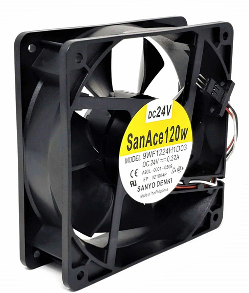 Fanuc NMB A90L-0001-0509 - 120x120X38mm 24V 0.36A Fan | 3-Pin Male Connector for Fanuc Fanuc NMB A90L-0001-0509 - 120x120X38mm 24V 0.36A Fan | 3-Pin Male Connector for Fanuc