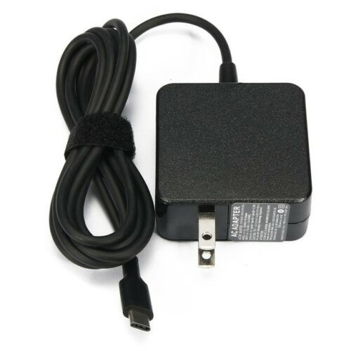 5A10K34713 - 45W USB-C AC Adapter Charger for ThinkPad L580 L590 E590 E595 T580 L590 X1 Yoga G2 G3 G4 X250 X260 X390 X395 IdeaPad Yoga 11 13 Ultrabook
