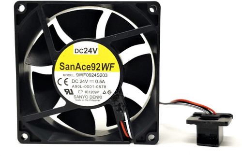 SanAce92WF 9WF0924S203 - 92x92x32mm DC24V Cooling Fan 3-Pin Plug Connector for Fanuc A90L-0001-0578 SanAce92WF 9WF0924S203 - 92x92x32mm DC24V Cooling Fan 3-Pin Plug Connector for Fanuc A90L-0001-0578