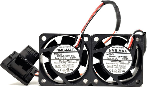 1608VL-S5W-B69 - Dual Twin 24VDC 0.09A 40x40x20mm 6-Pin Plug Connector Cooling Fan for Fanuc A90L-0001-0575#B 1608VL-S5W-B69 - Dual Twin 24VDC 0.09A 40x40x20mm 6-Pin Plug Connector Cooling Fan for Fanuc A90L-0001-0575#B