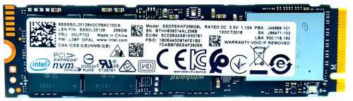 SSS0L25128 - 256GB NVMe PCIe Gen3 x4 M.2 2280 SSD for Latitude XPS