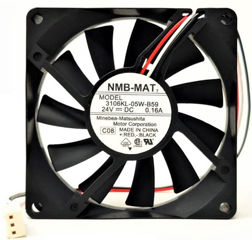 NMB-MAT 3106KL-05W-B59 - 80x80x15mm 24V 3-Pin Connector for Fanuc A90L-0001-0422