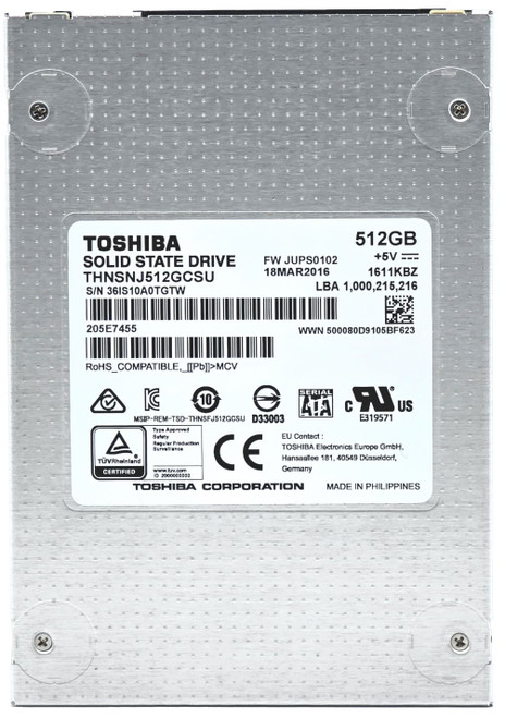 THNSNJ512GCSY - 512GB 6Gbps SATA III 7mm 2.5