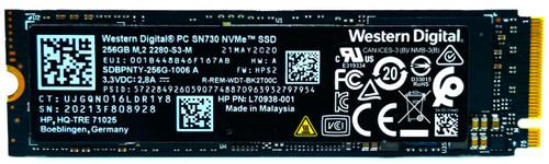 Western Digital SDBPNPZ-256G - 256GB NVMe PCIe Gen3 x4 M.2 2280 SSD for Latitude XPS Precision HP EliteBook ProBook ThinkPad Ideapad