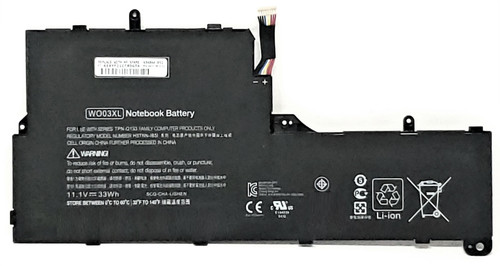 3ICP/59/121 - 3-Cell WO03XL Battery for HP Split X2 13-M 13-M000 13-M100 13-M200 Series Tablet