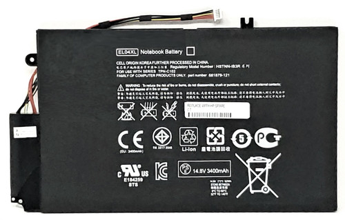 TPN-C102 - 4-Cell EL04XL EL04 Battery for HP Envy Touchsmart 4-1000 Envy 4-1000 4-1115DX 4-1195CA 4-1215DX 4t-1100 4t-1200