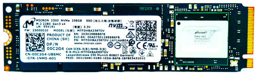 Micron MTFDHBA256TCK-1AS1AABHA - 256GB NVMe PCIe Gen3 x4 M.2 2280
