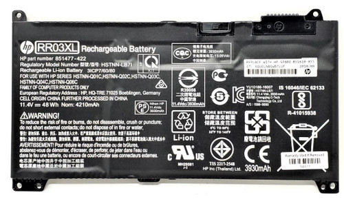 HP 851610-855 - RR03XL RR03 4-Cell Battery for HP ProBook 430 440 450 455 470 G4 MT20