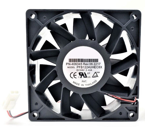 PFB1224UHE - 120x120x38mm DC24V 2.40A 2-Pin Connector Large Air Volume Inverter Cooling Fan PFB1224UHE - 120x120x38mm DC24V 2.40A 2-Pin Connector Large Air Volume Inverter Cooling Fan