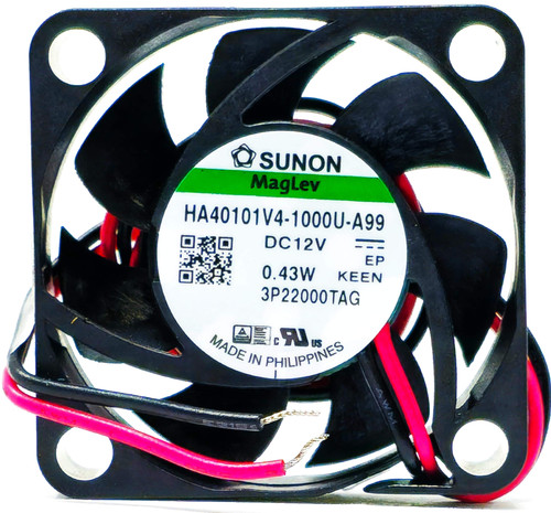 Sunon HA40101V4-999 - 40x40x10mm DC12V 0.43W 2-Lead Wires Brushless DC Axial Super-Silence Cooling Fan