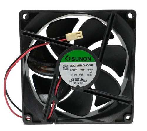 EE92251B1 - 92x25mm DC12V 2W 2-Pin Connector Cooling Fan EE92251B1 - 92x25mm DC12V 2W 2-Pin Connector Cooling Fan
