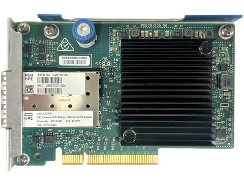 HPE 817747-001 - Ethernet 10/25G 2-port 640FLR SFP28 Network HPE 817747-001 - Ethernet 10/25G 2-port 640FLR SFP28 Network