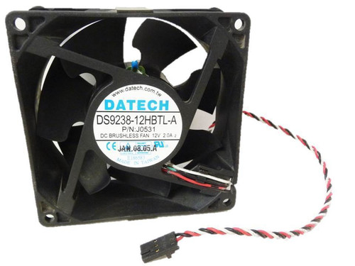 DS9238-12HBTL - 92x92x38mm 12V 2.3A 19.7W 3-Pin Connector Brushless DC Cooling Fan DS9238-12HBTL - 92x92x38mm 12V 2.3A 19.7W 3-Pin Connector Brushless DC Cooling Fan