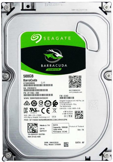 Seagate 2DM14C-302 - 500GB 7.2K RPM SATA 3.5" Hard Drive