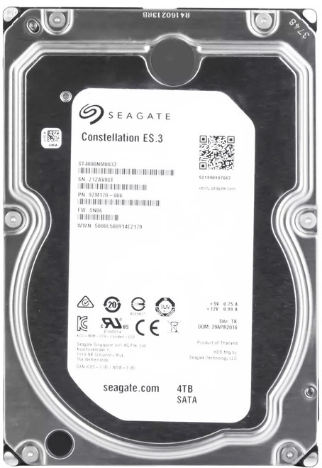 Seagate 9ZM170-004 - 4TB 7.2K RPM 6G 128MB Cache SATA 3.5" Hard Drive