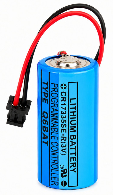 CR17335SE-R - 3V PLC Li-Ion Q6BAT Battery for Mitsubishi QNS Fanuc