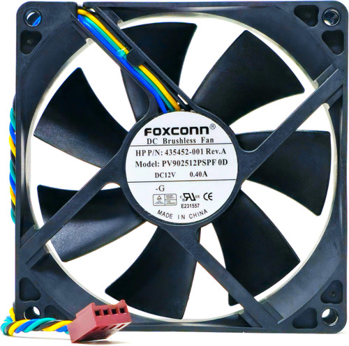 TD9225B12HA - 92x92x25mm 12V DC 0.40A 4-Pin 4-Wire Case Cooling Fan