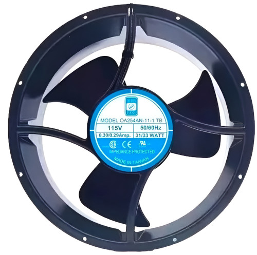OA254AP-11-1TB - 254x89mm 115VAC 50/60Hz 0.30/0.29A 31/33W Cooling Fan OA254AP-11-1TB - 254x89mm 115VAC 50/60Hz 0.30/0.29A 31/33W Cooling Fan