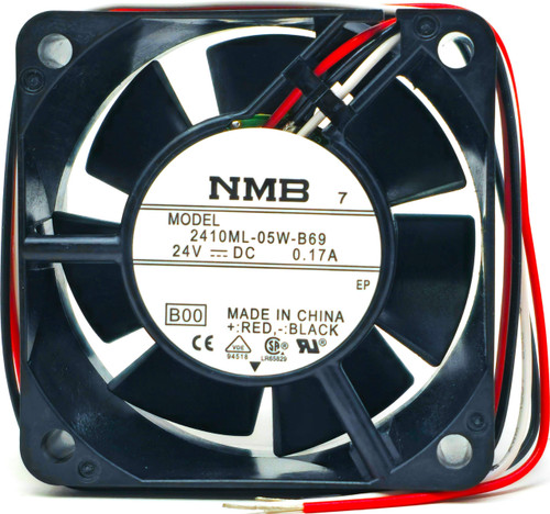 NMB 2410ML-05W-B69-B00 - 60x60x25mm DC24V 0.17A 3-Wire Connector Cooling Fan NMB 2410ML-05W-B69-B00 - 60x60x25mm DC24V 0.17A 3-Wire Connector Cooling Fan