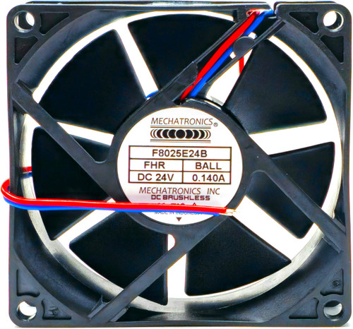 F8025E24B - 80x80x25mm 8025 DC24V 0.14A 3.36W 2-Lead Wires Ball Bearing Tubeaxial Cooling Fan F8025E24B - 80x80x25mm 8025 DC24V 0.14A 3.36W 2-Lead Wires Ball Bearing Tubeaxial Cooling Fan