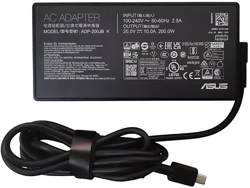 ADP-200JB K - 200W 20V 10A Rectangle Connector AC Adapter Charger