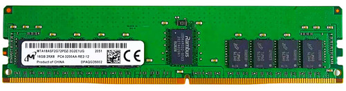 Micron MTA18ASF2G72PDZ-3G2R1 - 16GB 2Rx8 PC4-3200AA DDR4-3200 ECC Registered RDIMM Server Memory Micron MTA18ASF2G72PDZ-3G2R1 - 16GB 2Rx8 PC4-3200AA DDR4-3200 ECC Registered RDIMM Server Memory